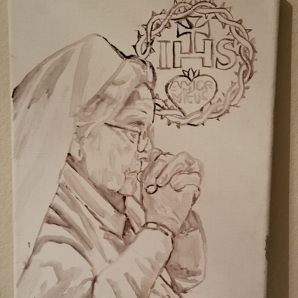 Sketch of Portrait of Sr. Dorothy Anhaiser: A Kind and Gentle Soul